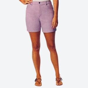 Gloria Vanderbilt, Lavender, High-Rise Short - NWT